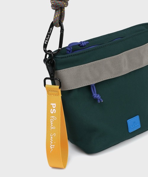 Paul Smith（ポールスミス）の「PSカラーコード ショルダーバッグ【553435 B131S】（ショルダーバッグ・メンズ・ダークグリーン/ブラック/ベージュ・FREE）」の4枚目の写真