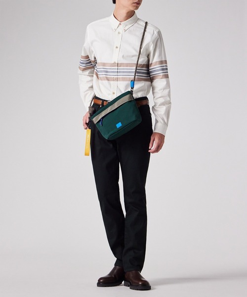 Paul Smith(ポールスミス)の「PSカラーコード ショルダーバッグ【553435 B131S】(ショルダーバッグ・メンズ・ダークグリーン/ブラック/ベージュ・FREE)」の22枚目の写真