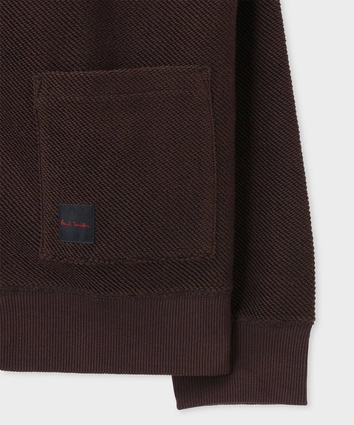 Paul Smith（ポールスミス）の「“Stripe Bar” インレイ カーデガン【853297 P7186A】（カーディガン/ボレロ・メンズ・ブラウン/ネイビー・MEDIUM/LARGE）」の4枚目の写真