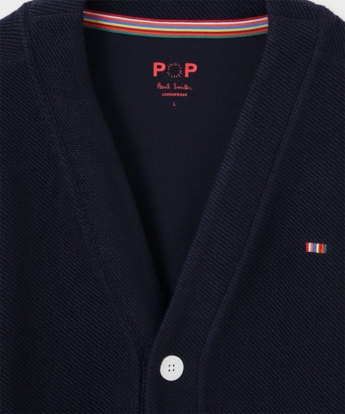 Paul Smith（ポールスミス）の「“Stripe Bar” インレイ カーデガン【853297 P7186A】（カーディガン/ボレロ・メンズ・ブラウン/ネイビー・MEDIUM/LARGE）」の5枚目の写真