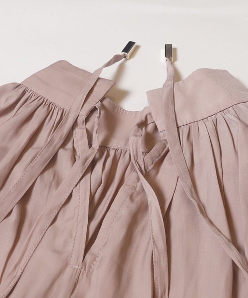 coca(coca)(コカ)の「バックリボンサテンブラウス(シャツ/ブラウス・レディース・ネイビー/ピンク・L/M)」の18枚目の写真