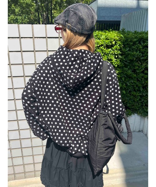 セール】《秋冬新作☆》ドットジャガードビッグバーカー（パーカー