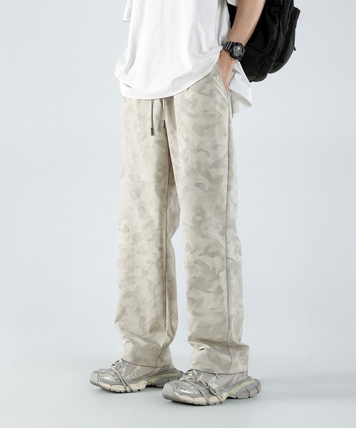 aimoha(アイモハ)の「aimohamen カモフラ柄パンツ/Camouflage pants(スウェットパンツ・メンズ・ブラック/ベージュ・MEDIUM/LARGE/X-LARGE)」の3枚目の写真