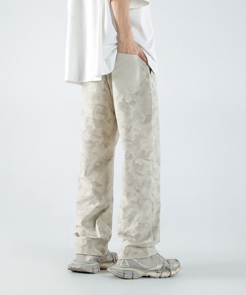 aimoha(アイモハ)の「aimohamen カモフラ柄パンツ/Camouflage pants(スウェットパンツ・メンズ・ブラック/ベージュ・MEDIUM/LARGE/X-LARGE)」の5枚目の写真