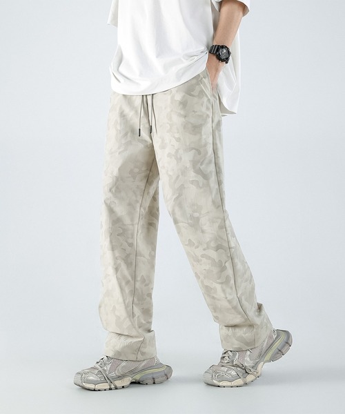 aimoha(アイモハ)の「aimohamen カモフラ柄パンツ/Camouflage pants(スウェットパンツ・メンズ・ブラック/ベージュ・MEDIUM/LARGE/X-LARGE)」の6枚目の写真