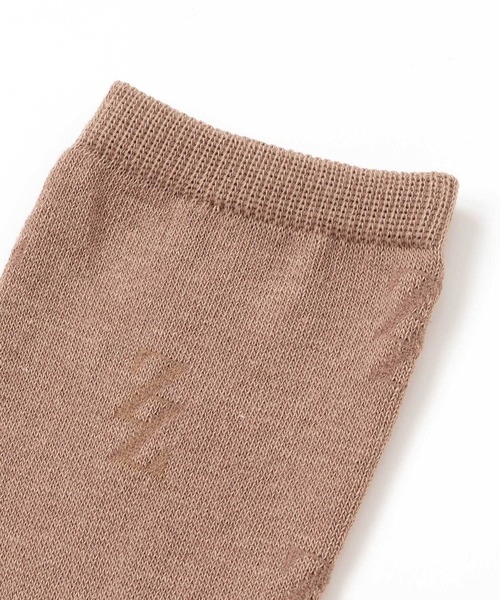 ZIDDY（ジディ）の「ジャガードロゴソックス(19~24cm)（ソックス/靴下・キッズ・ブラック/ベージュ・24.0cm/21.0cm）」の4枚目の写真