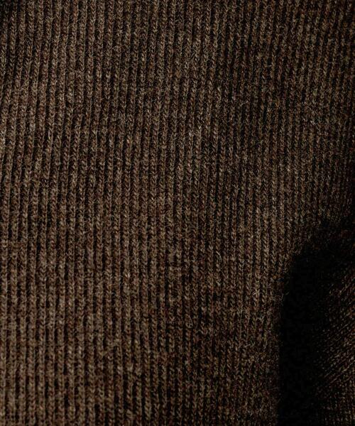 UNTITLED（アンタイトル）の「【ゆったりサイズ／着丈短め】ジップニットカーディガン（カーディガン/ボレロ・レディース・ライトブルー/ブラウン系その他/ブラック/ライトグレー/ライトグレー系5・48/44/04/02/00）」の18枚目の写真