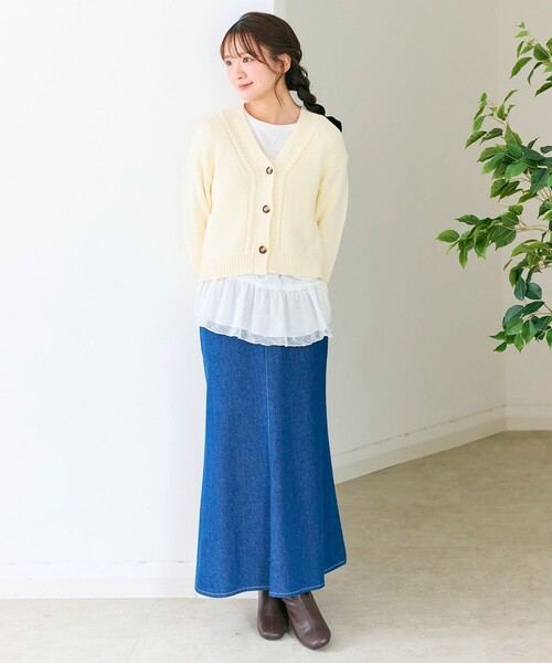 Feroux(フェルゥ)の「フリルぺプラム カットソー(Tシャツ/カットソー・レディース・ホワイト系/ホワイト系1・F)」の10枚目の写真