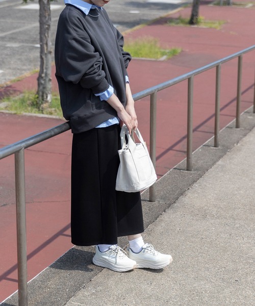 moz（モズ）の「moz モズ 軽量 厚底スニーカー（スニーカー・レディース・ホワイト/ブラウン/アイボリー/ブラック・22.5cm/23.0cm/23.5cm/24.0cm/24.5cm）」の15枚目の写真