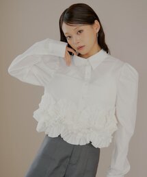 Chico | 【SALON by Chico】裾フリルデザインヘムブラウス(シャツ/ブラウス)