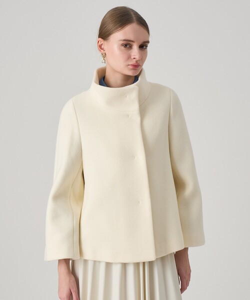 ウールビーバーショートコート（テーラードジャケット）｜ANAYI