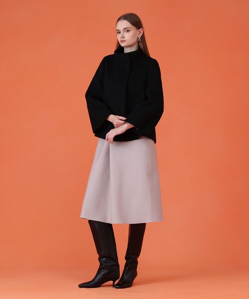 ウールビーバーショートコート（テーラードジャケット）｜ANAYI