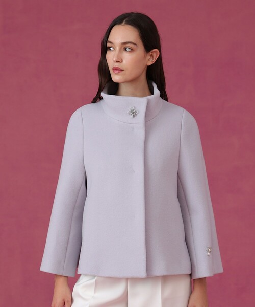 ウールビーバーショートコート（テーラードジャケット）｜ANAYI