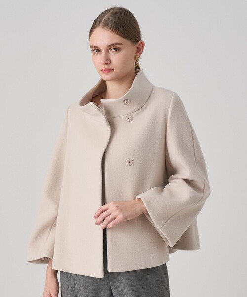 ウールビーバーショートコート（テーラードジャケット）｜ANAYI