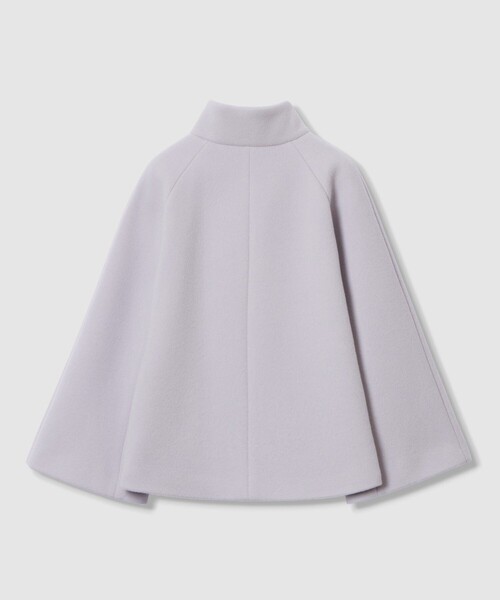 23AW 極美品 ANAYI アナイ ウールビーバーショートコート ケープ 白 23AW 極美品 ANAYI アナイ ウールビーバーショートコート ケープ 白