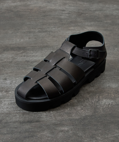 PADRONE(パドローネ)の「PADRONE パドローネ / CS GURRKHA SANDALS レザーグルカサンダル 牛革 日本製 / PU2308-3210(サンダル・メンズ・ブラック・42/41/40)」の5枚目の写真