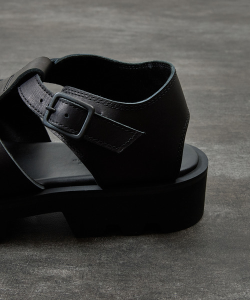 PADRONE(パドローネ)の「PADRONE パドローネ / CS GURRKHA SANDALS レザーグルカサンダル 牛革 日本製 / PU2308-3210(サンダル・メンズ・ブラック・42/41/40)」の20枚目の写真