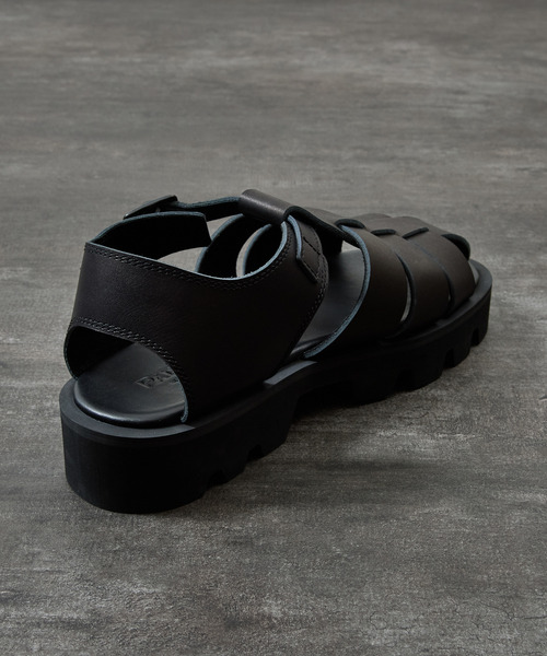 PADRONE(パドローネ)の「PADRONE パドローネ / CS GURRKHA SANDALS レザーグルカサンダル 牛革 日本製 / PU2308-3210(サンダル・メンズ・ブラック・42/41/40)」の21枚目の写真