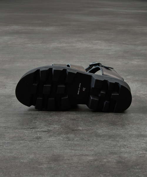 PADRONE(パドローネ)の「PADRONE パドローネ / CS GURRKHA SANDALS レザーグルカサンダル 牛革 日本製 / PU2308-3210(サンダル・メンズ・ブラック・42/41/40)」の19枚目の写真