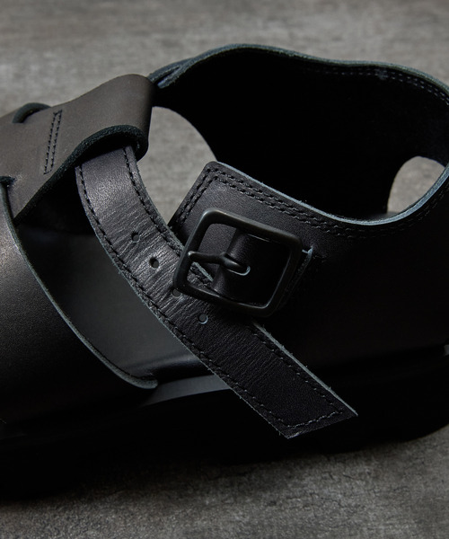 PADRONE(パドローネ)の「PADRONE パドローネ / CS GURRKHA SANDALS レザーグルカサンダル 牛革 日本製 / PU2308-3210(サンダル・メンズ・ブラック・42/41/40)」の15枚目の写真