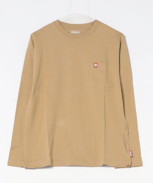 COLEMAN(コールマン)の「《Coleman》1P REG CREW L/S(Tシャツ/カットソー・メンズ・グレー/ベージュ/ホワイト/ブラック・X-LARGE/LARGE/MEDIUM/SMALL)」の1枚目の写真