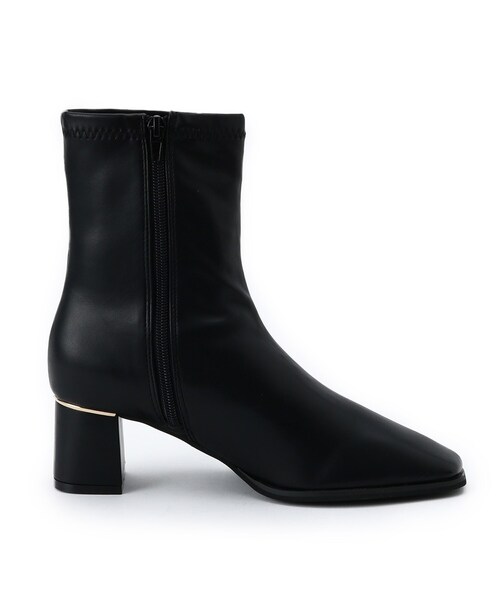 ITS'DEMO(イッツデモ)の「ラインヒールブーツ(ブーツ・レディース・アイボリー/ブラック・38/40)」の9枚目の写真