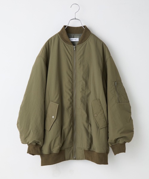 ボリュームスリーブオーバーサイズ 中綿MA-1 MONO-MART│MONO-MART