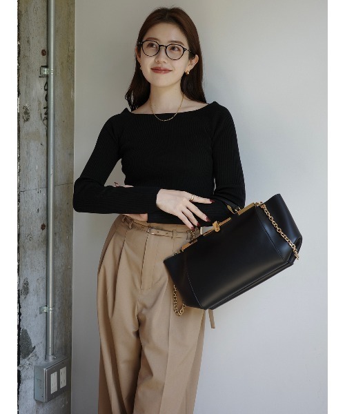 美品 22SS アーツアンドサイエンス リネンコットンブレンドボートネックニット 美品 22SS アーツアンドサイエンス リネンコットンブレンド