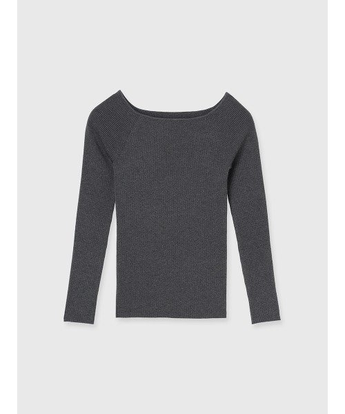 シルクカシミアブレンドボートネックニット（ニット/セーター