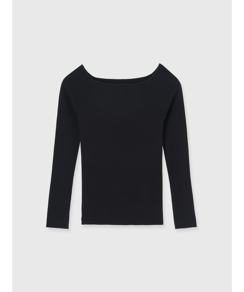 美品 22SS アーツアンドサイエンス リネンコットンブレンドボートネックニット 美品 22SS アーツアンドサイエンス リネンコットンブレンドボート