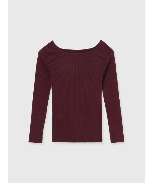 シルクカシミアブレンドボートネックニット（ニット/セーター