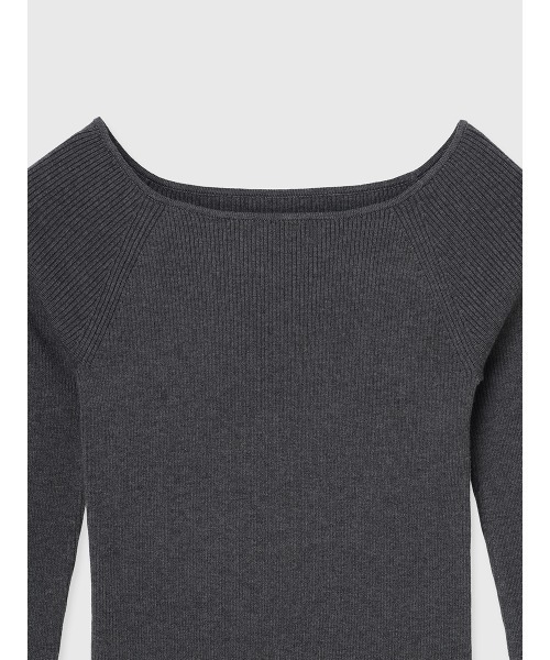 シルクカシミアブレンドボートネックニット（ニット/セーター