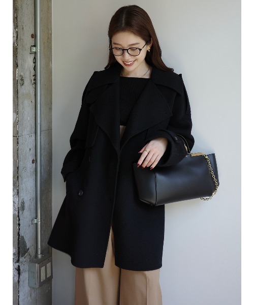 anuans(アニュアンス)の「シルクカシミアブレンドボートネックニット(ニット/セーター・レディース・グレー/アイボリー/ブラック/キャメル/バーガンディー・FREE)」の21枚目の写真