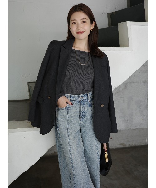 シルクカシミアブレンドボートネックニット（ニット/セーター