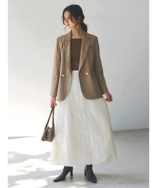 シルクカシミアブレンドボートネックニット（ニット/セーター