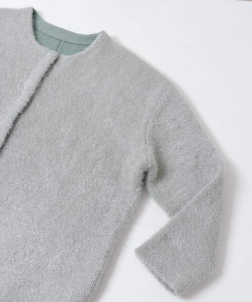 ITEMS URBANRESEARCH（アイテムズ アーバンリサーチ）の「ダブルフェイスミドルカーディガン（ノーカラーコート・レディース・ライトブルー/ブラウン/ネイビー・FREE）」の17枚目の写真