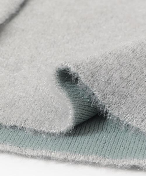 ITEMS URBANRESEARCH（アイテムズ アーバンリサーチ）の「ダブルフェイスミドルカーディガン（ノーカラーコート・レディース・ライトブルー/ブラウン/ネイビー・FREE）」の22枚目の写真