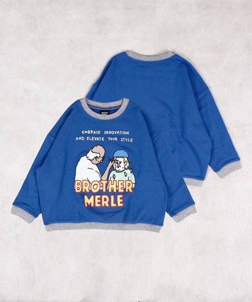 Merle Threads BROTHER MERLE(ブラザー マール)の「【BROTHER MERLE】別注プリントトレーナー(スウェット)」 - WEAR