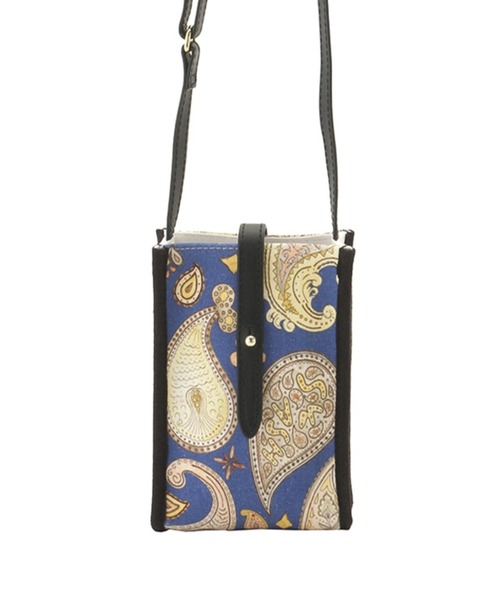 SWASH LONDON（スウォッシュロンドン）の「コットンプリント ショルダーバッグ（ショルダーバッグ・レディース・ターコイズブルー/レモンイエロー/ブルー系その他/マスタード・FREE）」の14枚目の写真