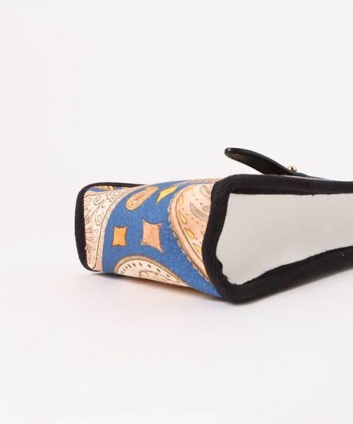 SWASH LONDON（スウォッシュロンドン）の「コットンプリント ショルダーバッグ（ショルダーバッグ・レディース・ターコイズブルー/レモンイエロー/ブルー系その他/マスタード・FREE）」の6枚目の写真