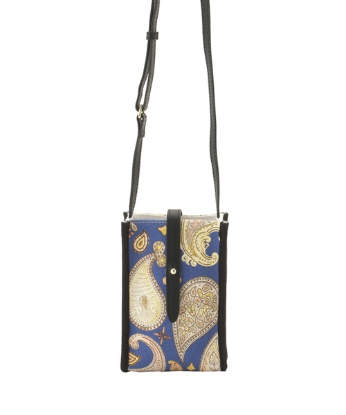 SWASH LONDON（スウォッシュロンドン）の「コットンプリント ショルダーバッグ（ショルダーバッグ・レディース・ターコイズブルー/レモンイエロー/ブルー系その他/マスタード・FREE）」の5枚目の写真