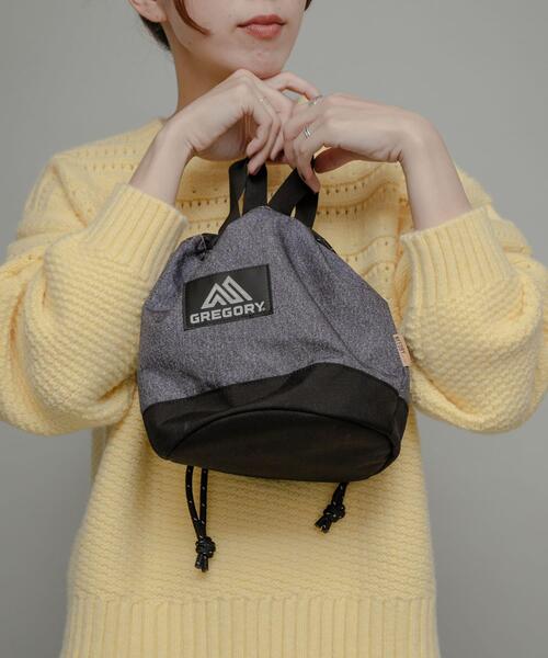 URBAN RESEARCH Sonny Label(アーバンリサーチサニーレーベル)の「NEEDBY heritage×GREGORY CINCH BAG M(ショルダーバッグ・レディース・グレー・FREE)」の2枚目の写真