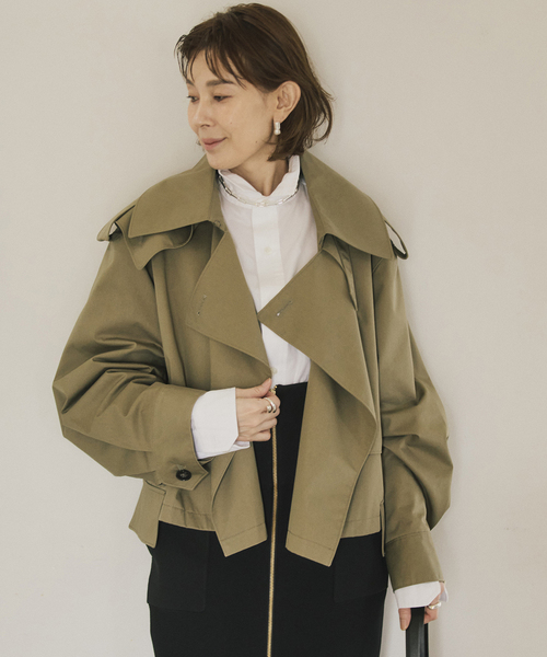 LIBERADD リベラド トレンチショートジャケット LBD25AWJK-001