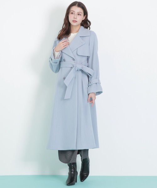 ◇ウールレディトレンチコート（トレンチコート）｜JILL by JILL