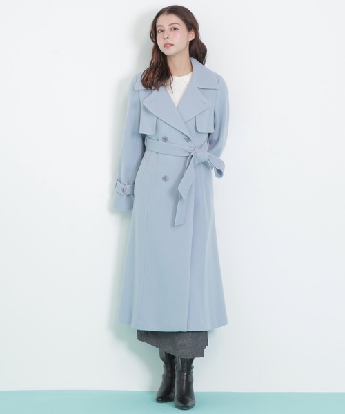 ◇ウールレディトレンチコート（トレンチコート）｜JILL by JILL