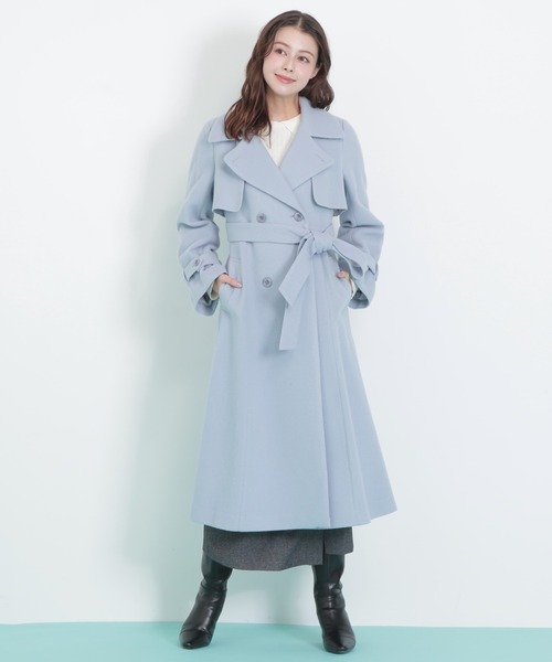 ◇ウールレディトレンチコート（トレンチコート）｜JILL by JILL