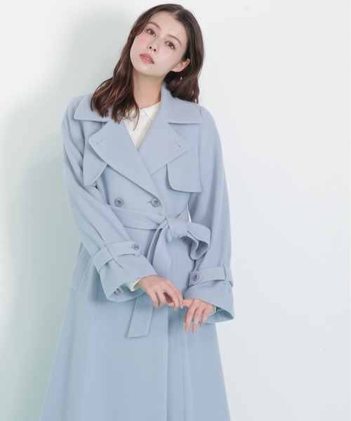 ◇ウールレディトレンチコート（トレンチコート）｜JILL by JILL