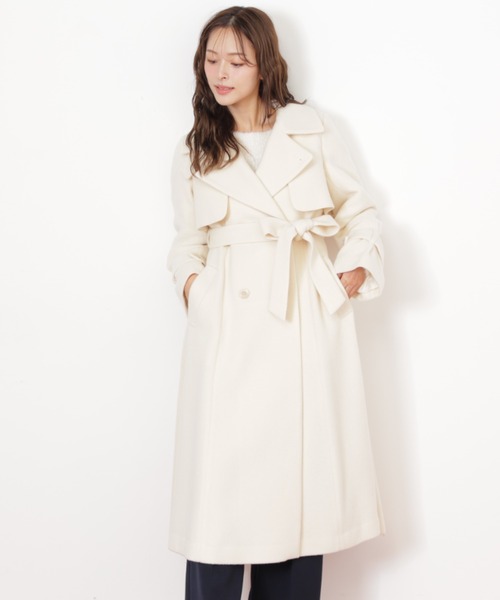 ◇ウールレディトレンチコート（トレンチコート）｜JILL by JILL