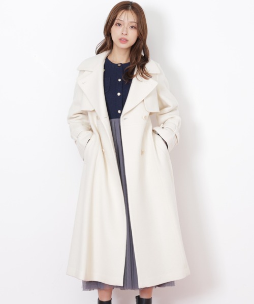 ◇ウールレディトレンチコート（トレンチコート）｜JILL by JILL