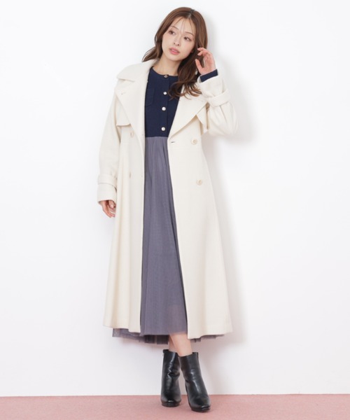 ◇ウールレディトレンチコート（トレンチコート）｜JILL by JILL